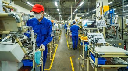 A manufacturing plant in Ho Chi Minh city, Viet Nam.