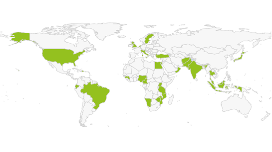 Youth Action Hubs around the World